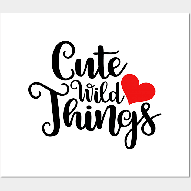 Cute Wild Things Wall Art by Coral Graphics